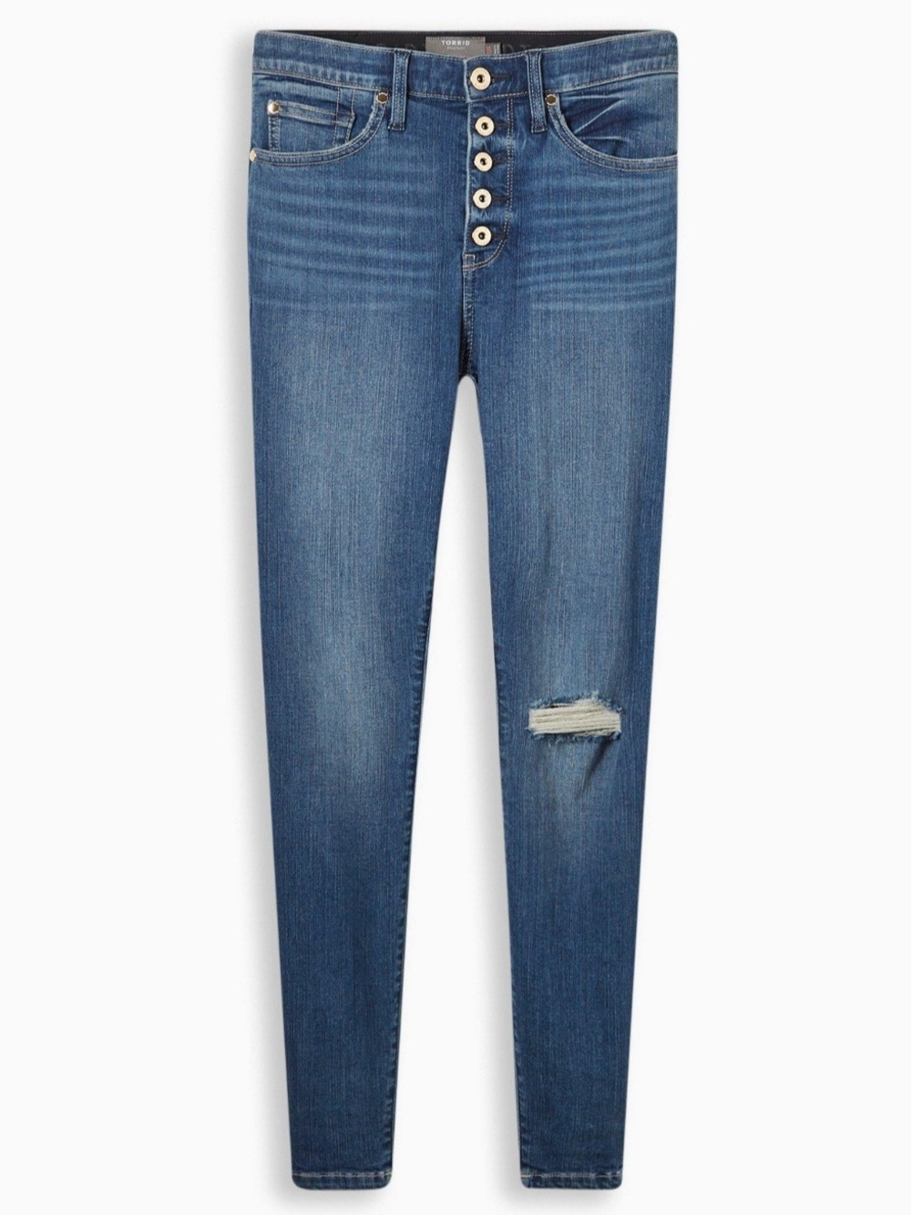 Torrid Bombshell Skinny Premium Stretch Distressed Jeans 16R